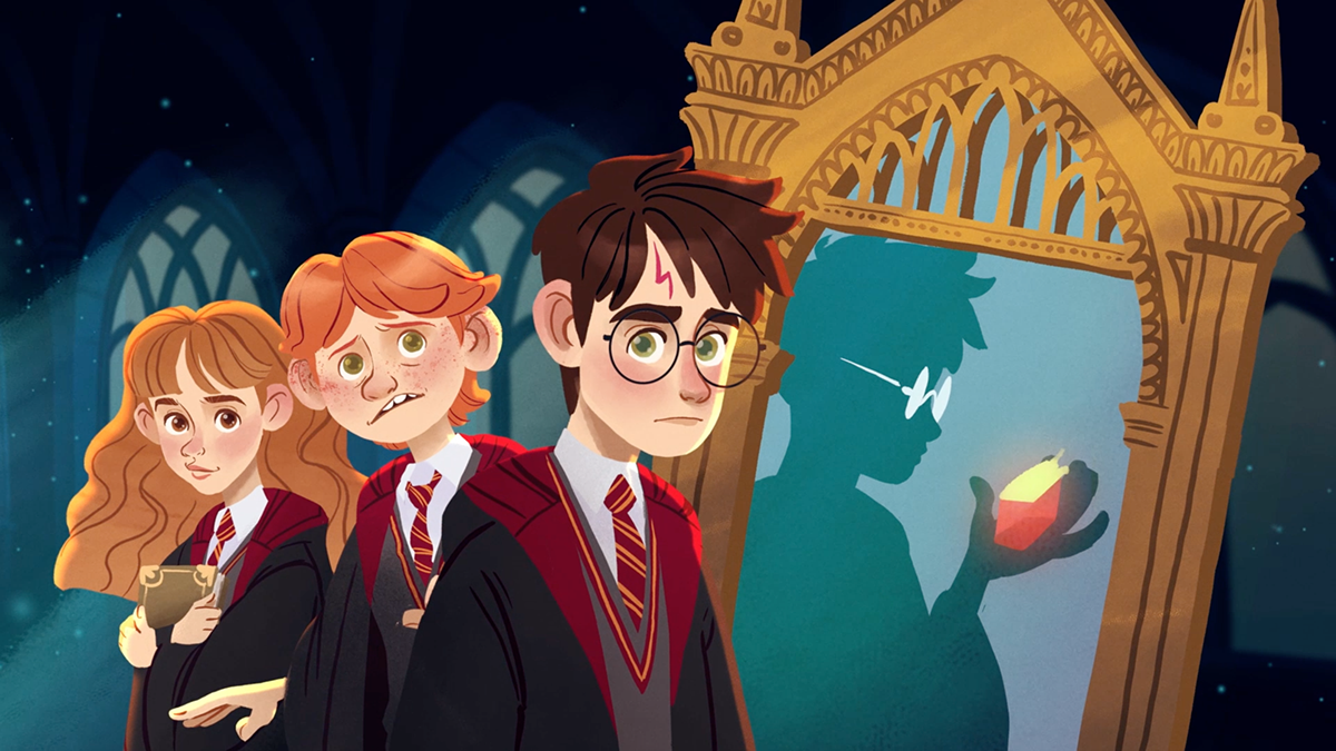 harry potter animation  j. k. rowling motion graphic gif After effect ILLUSTRATION  video