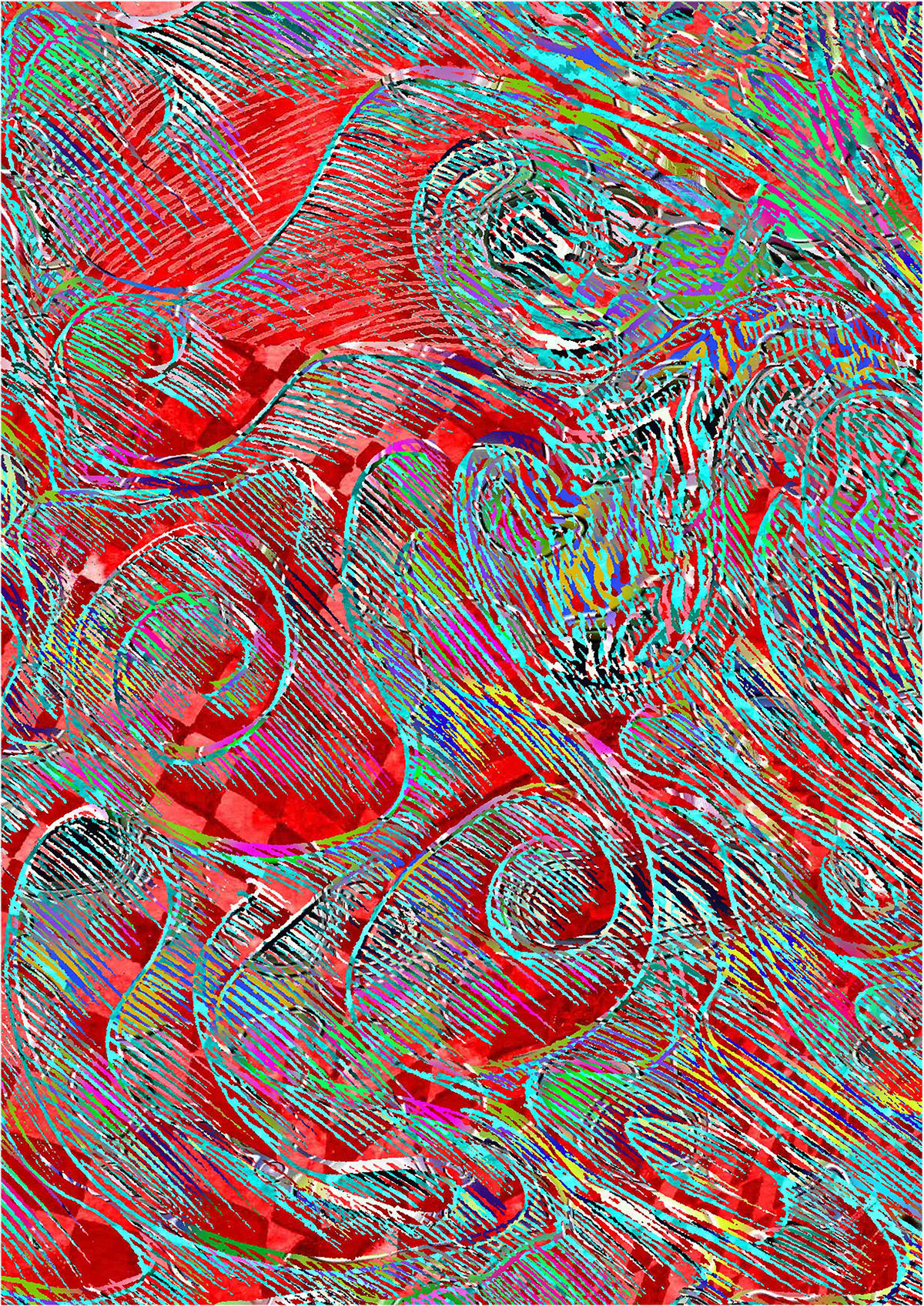 mixing technics ink design image numerical processing abstract Personal Work psychedelic digital popart Pop Art artwork