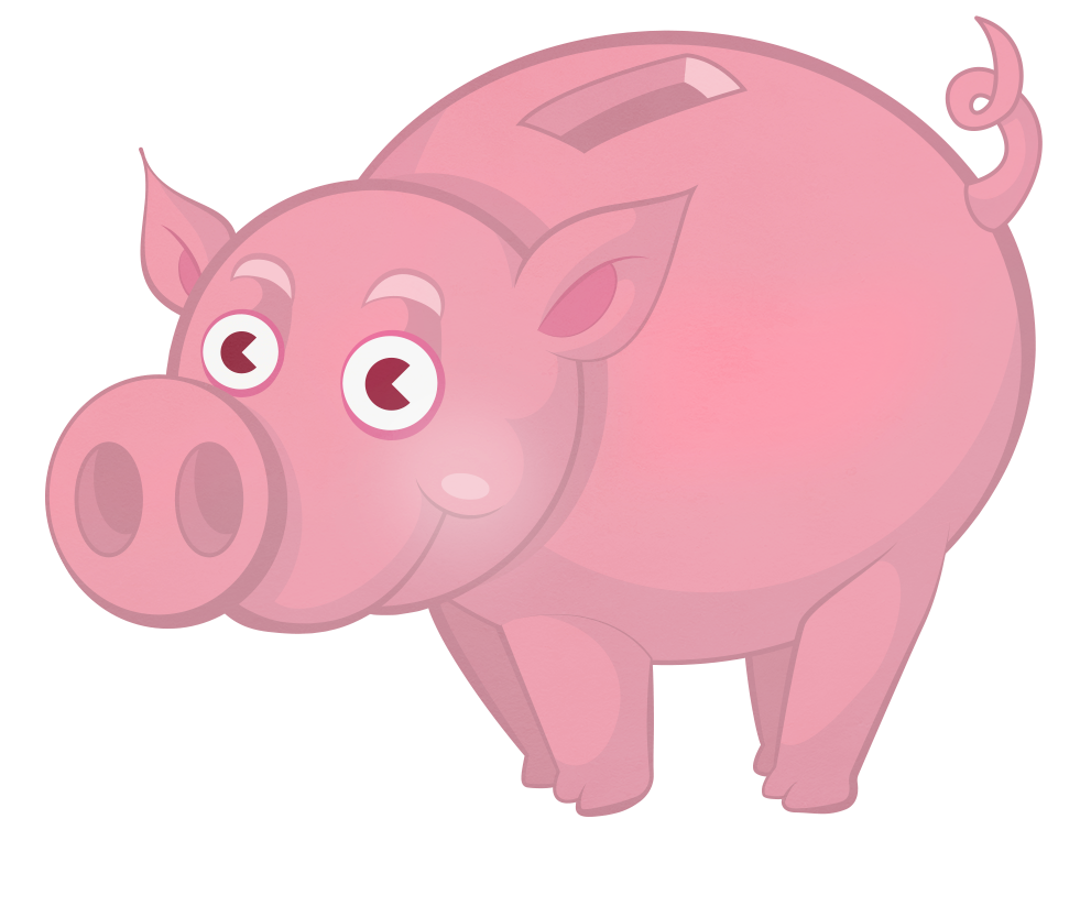 calculette calculator cochon pig vector vectoriel