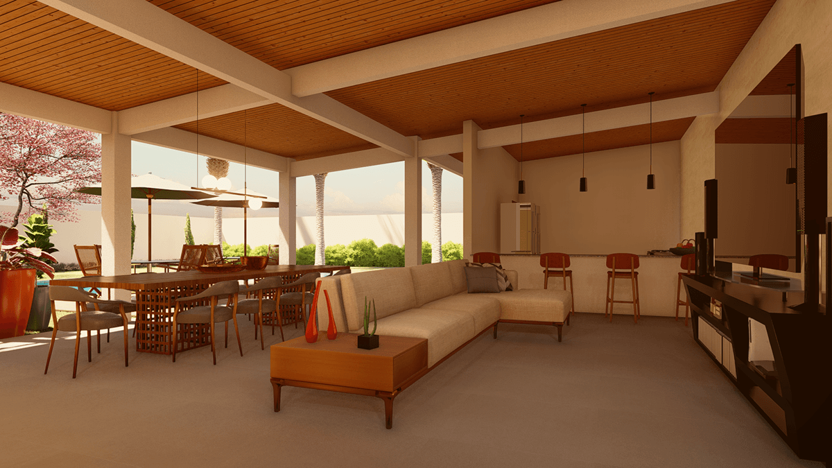 ARQUITETURA architecture Render 3D visualization interior design  lumion Residencial house casa