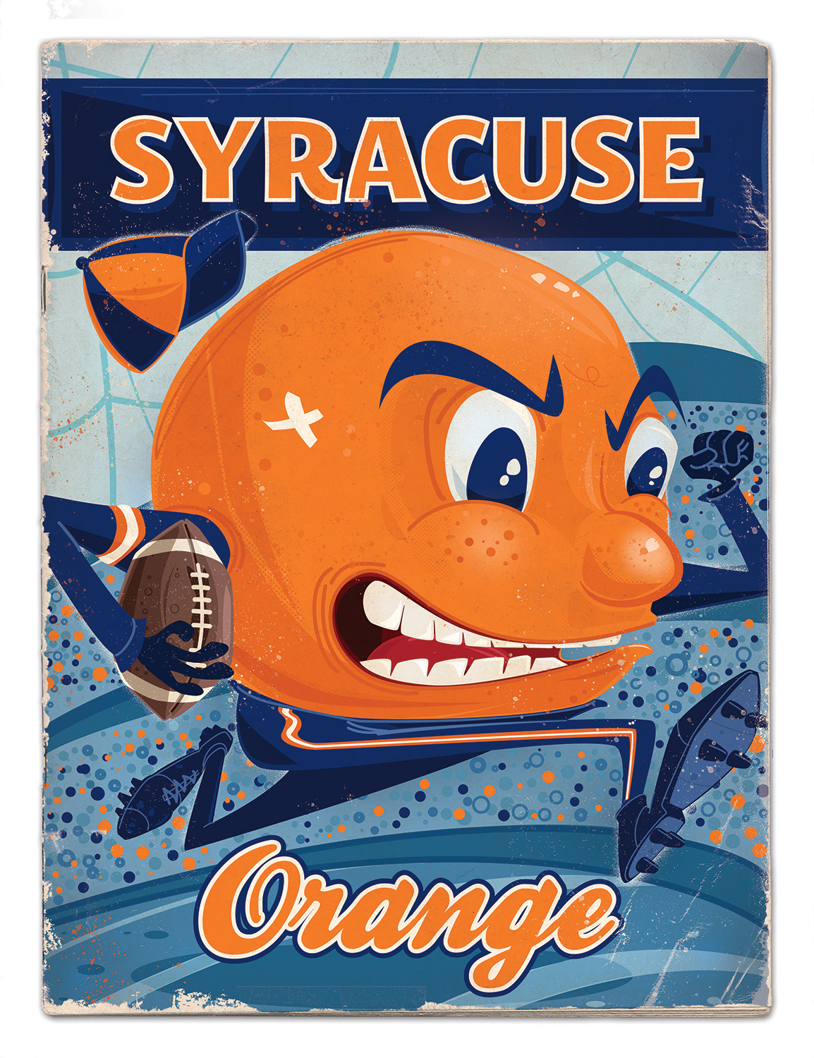 college mascots Illustrator Mascot orange photoshop Syracuse syracuse football