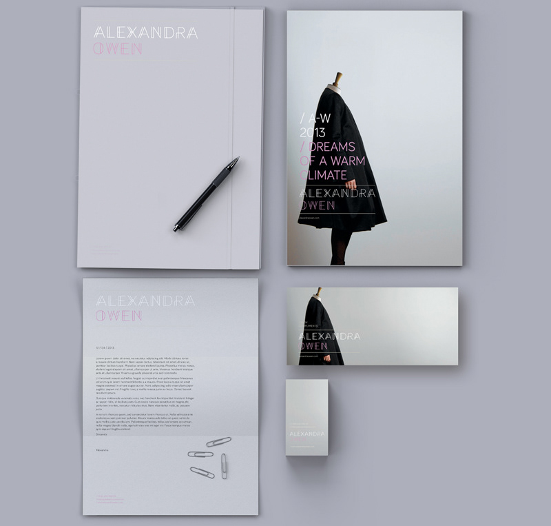 Alexandra Owen  Identity Design Brand Design Custom Lettering typography design Layout