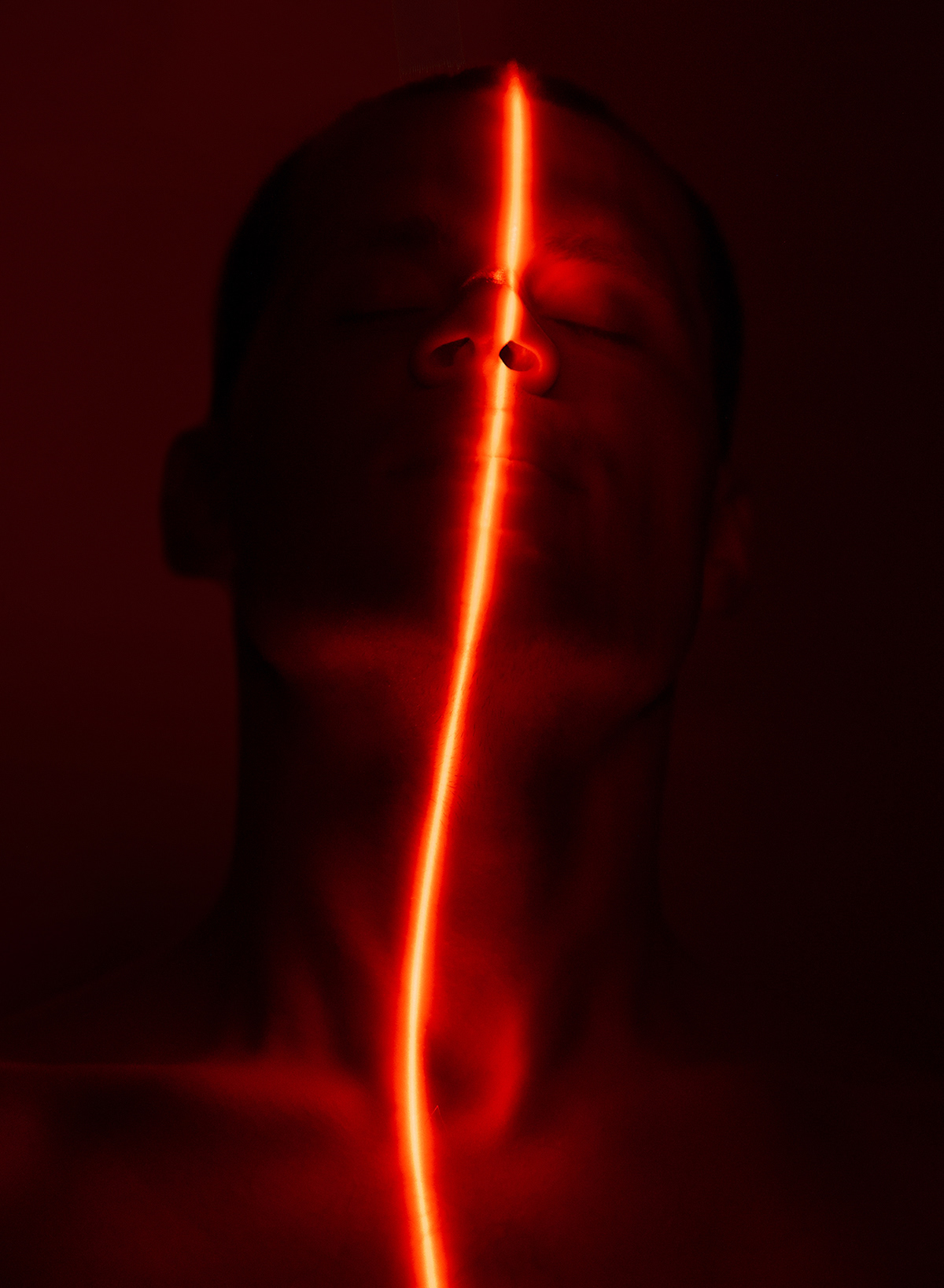laser darkness red night men light shadow burn acid psychedelic
