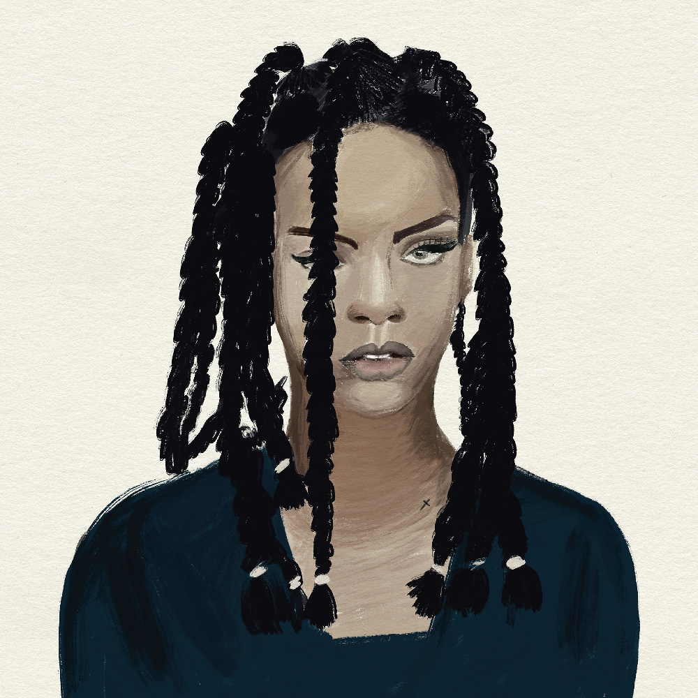 Rihanna Portrait on Behance