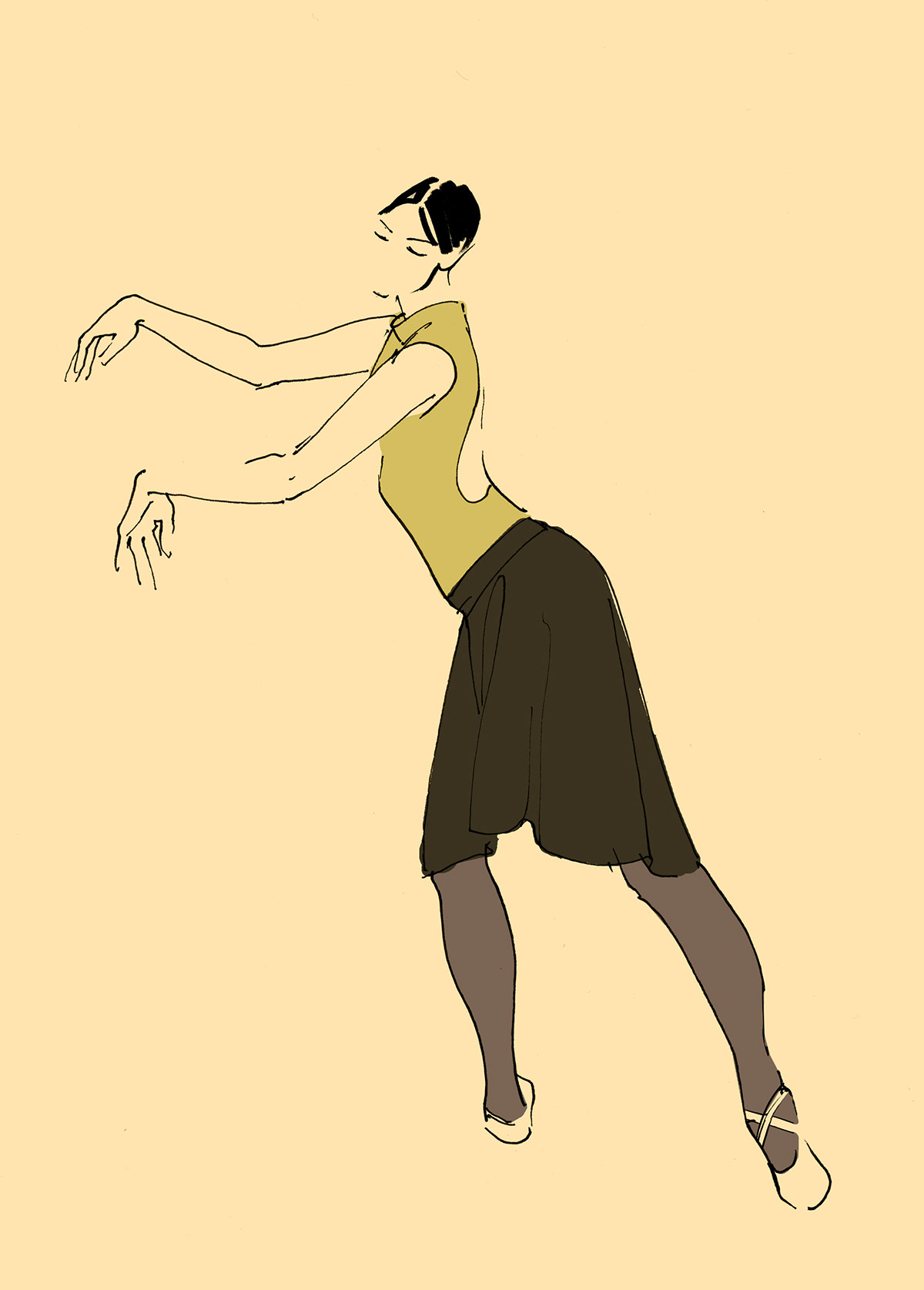 sketch DANCE   ballet