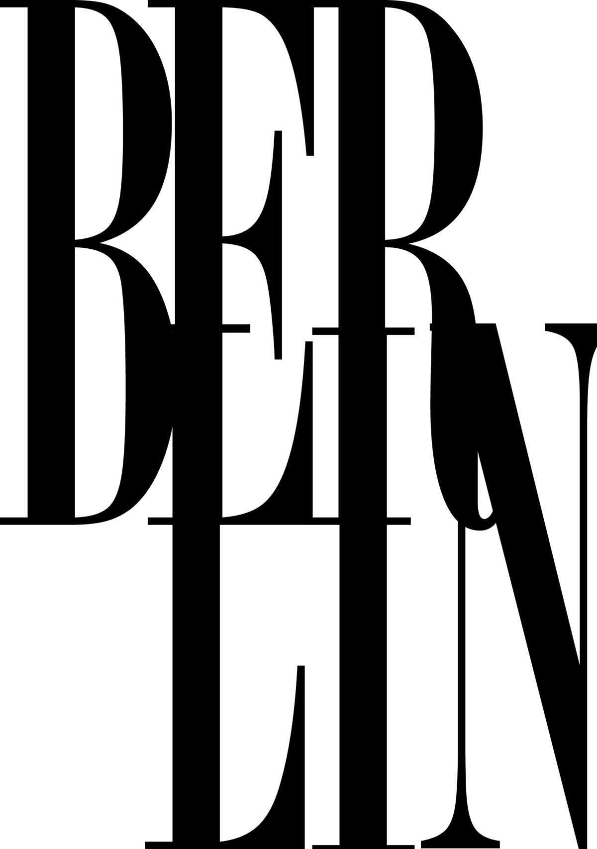 fonts type letters black & white