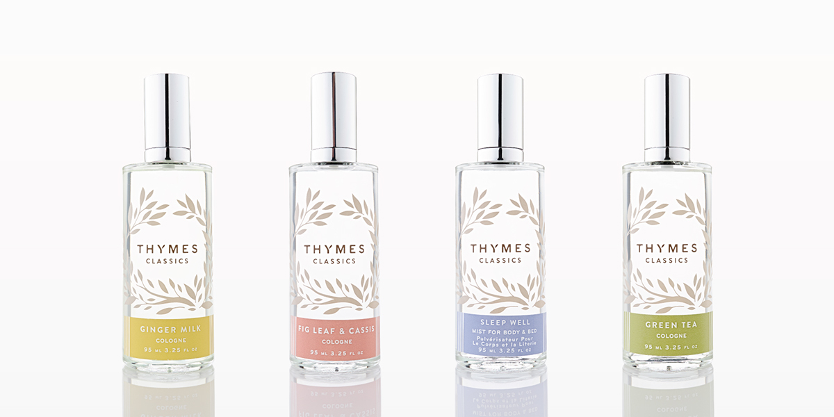 Thymes  classics Fragrance bath body home leaf yellow pink green purple lotion bath gel cologne spray
