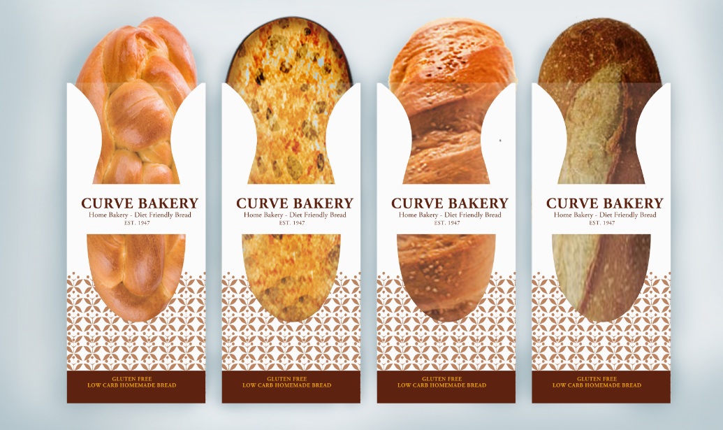 package Pack packaging design Food  bread bakery baked diet