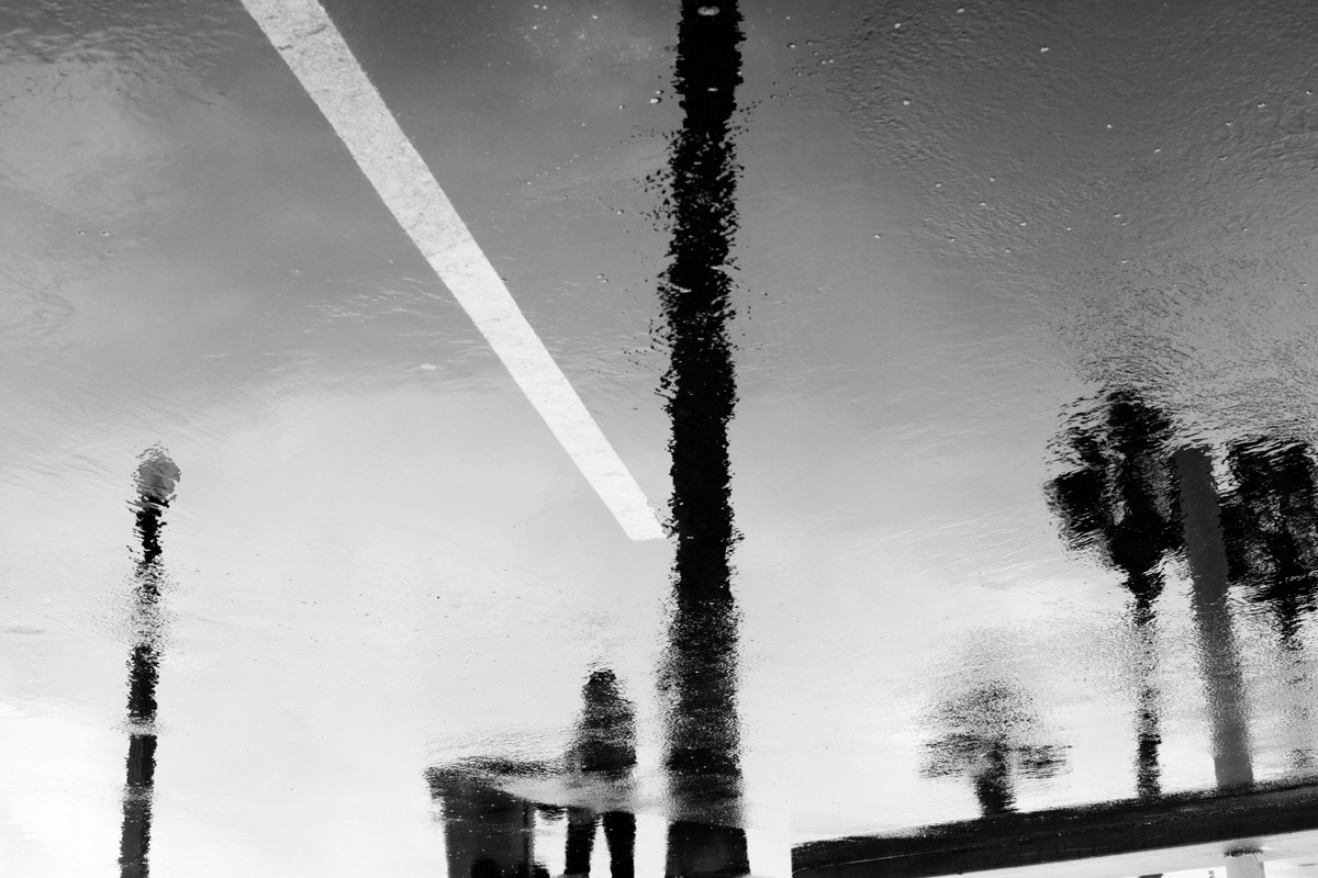 Urban Los Angeles California Street reflection puddle hollywood santa monica discovery escape Travel