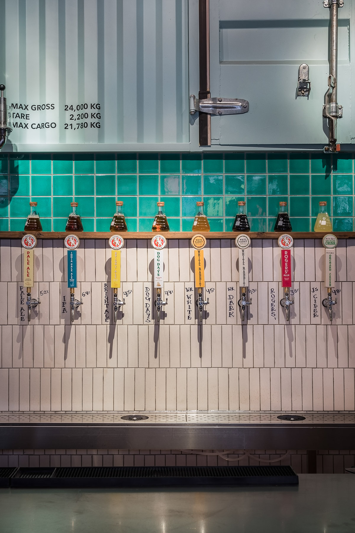 craft beer little creatures hcreates hannah churchill shanghai bar found158 interior design  Bar Design cool bar taps