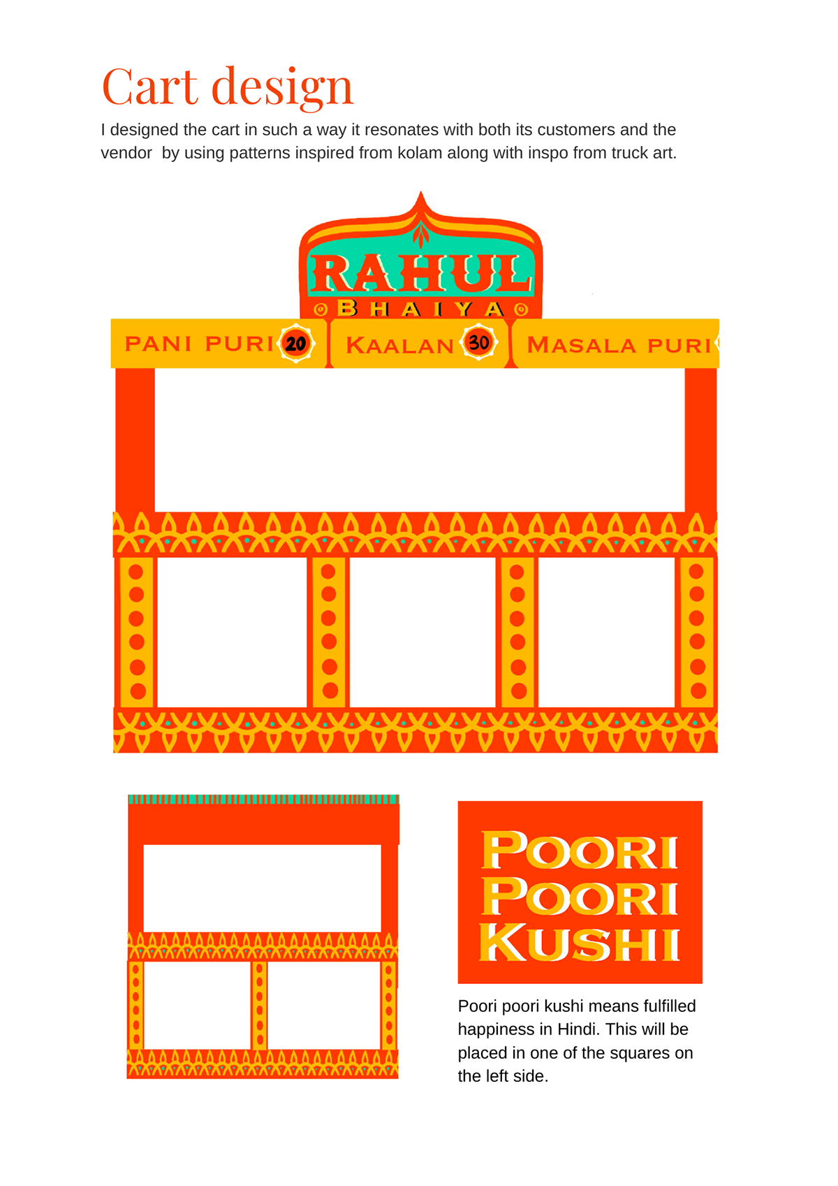 Cart Design design Indian Brand indian branding revamp Social Deisgn Street Food visual identity