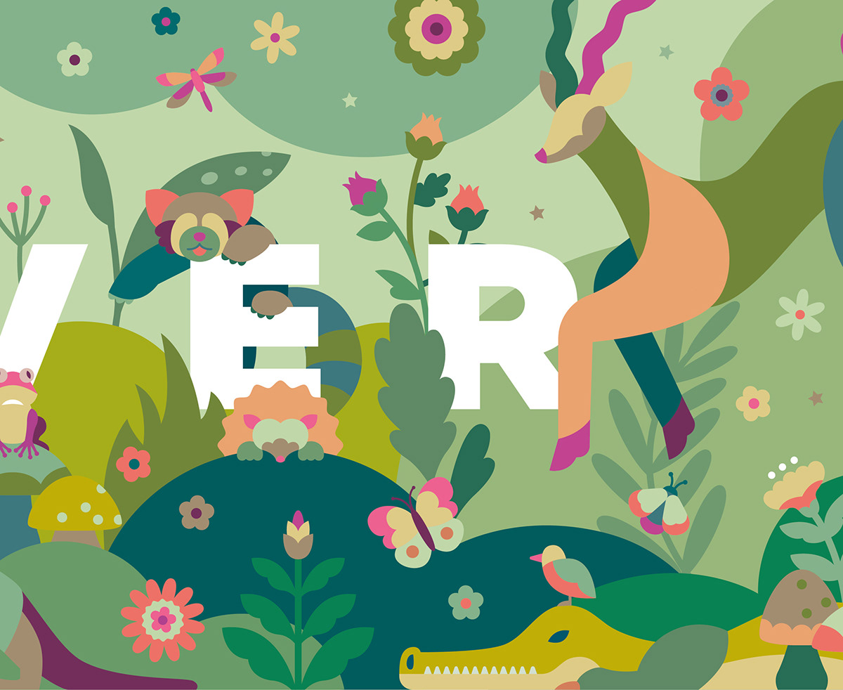 animals eco flower forest green jungle Nature NAVER
