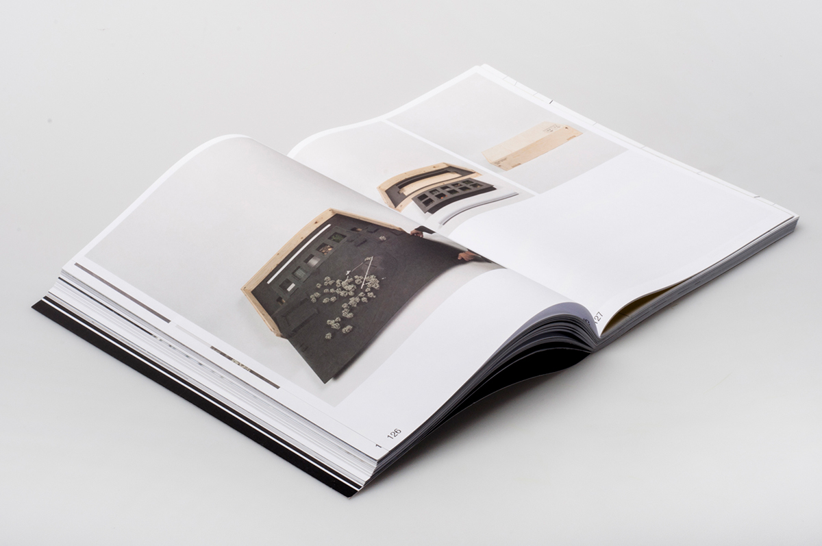 portfolio book type typographic publication Self Promotion Master works brochure