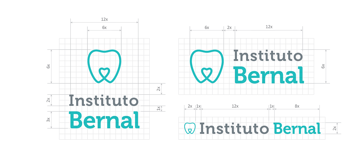corporate Logo Design Odontologia dentistry papelaria stationary heart business