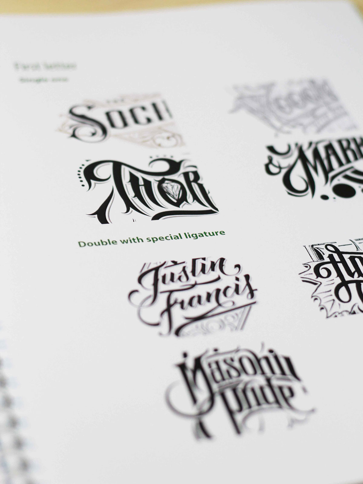 Biks biksence handletteringdetail typographybook book lettering Logotype type Typeface