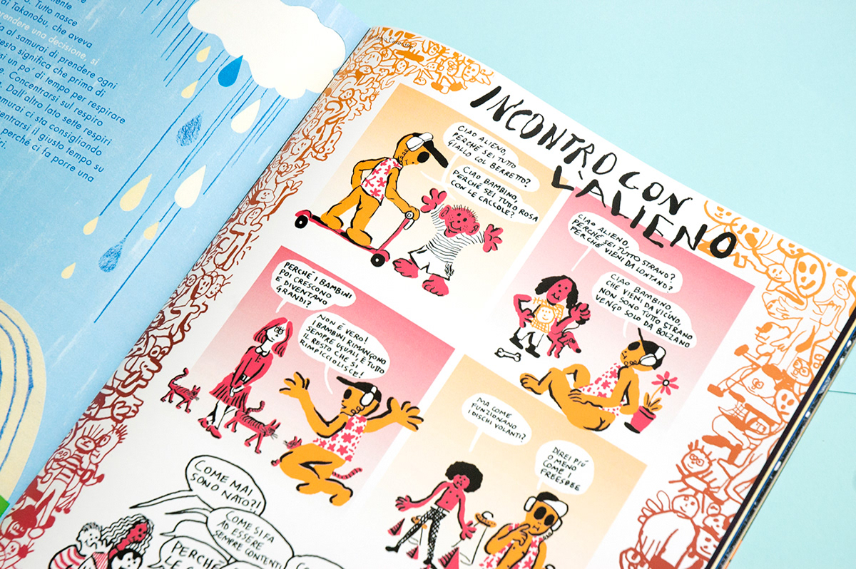 children illustration children magazine magazine editorial design  illustrated magazine  children graphic design 