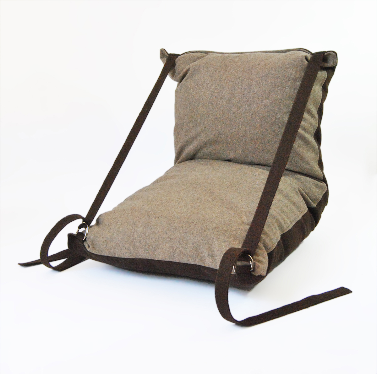Sustainable  ecodesign  echological wool portuguese burel handmade craft Pouff pillow seat design