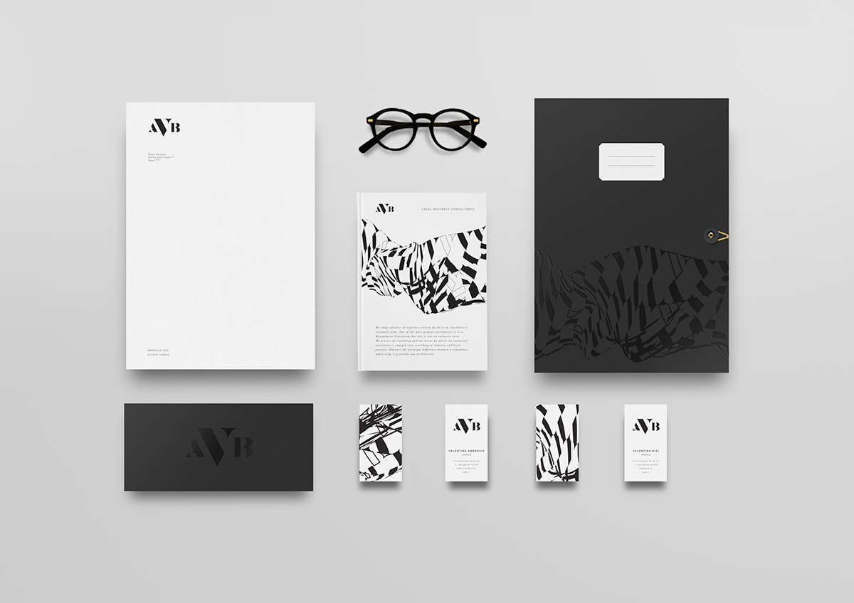 identity black white Office texture gif paper development logo Rome law firm