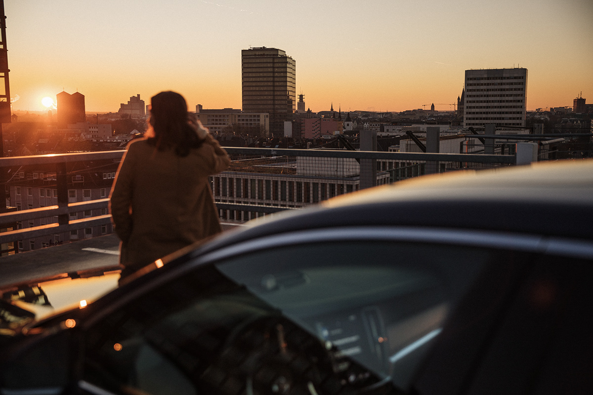 transportation Volvo car carphotography model rooftop sunset cologne s90 mood