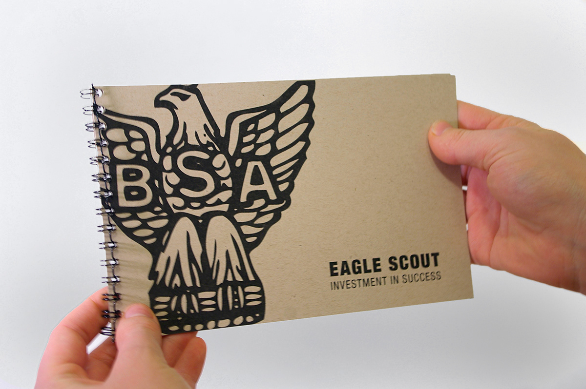 design Boy Scouts of america bsa jonathan tipton-king JTK Design canvas Hipster vintage woodworking folio Project cal poly