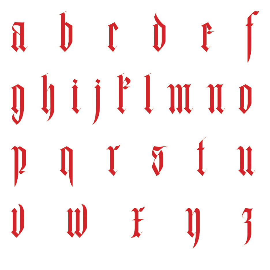 type design type design font font design Fraktur Blackletter