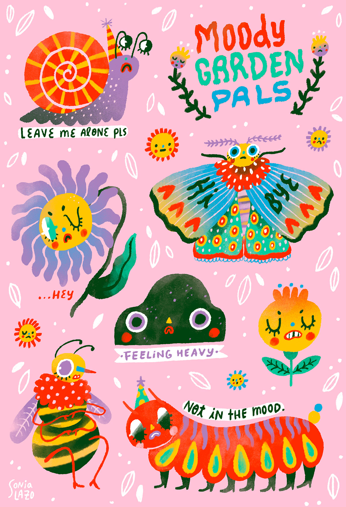 El Salvador stickers pride garden insect moth Fruit women kitsch