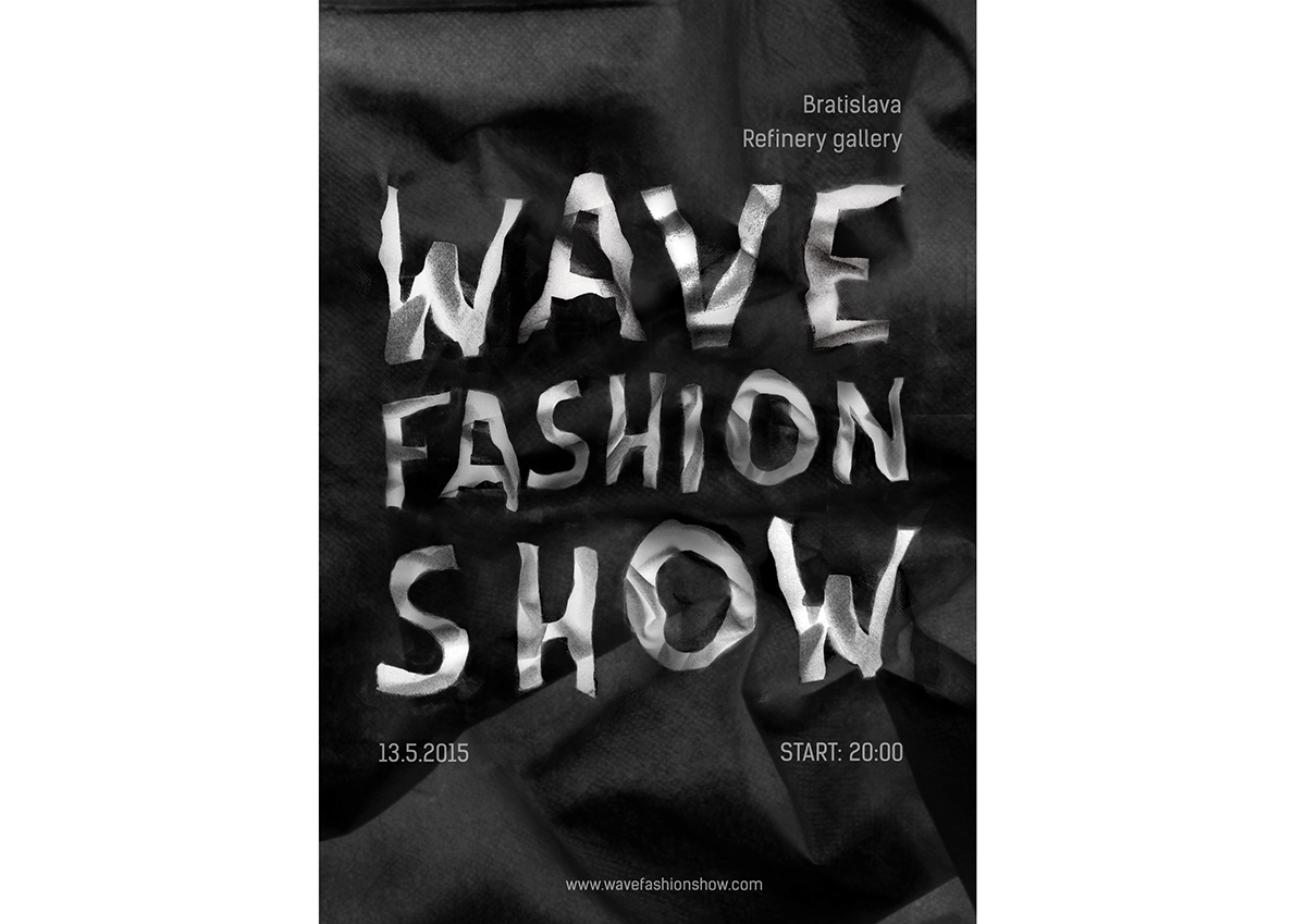 poster Fashion  monochrome letters lettering typography  