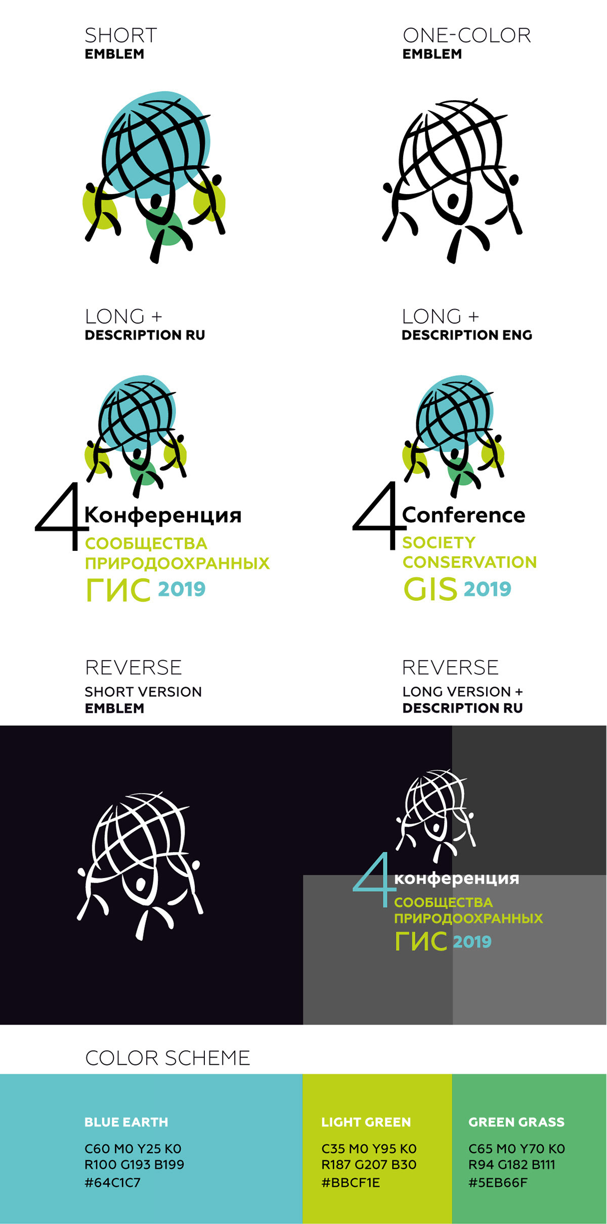 GIS Mapping logo ID conference community design Event brand identity non-profit