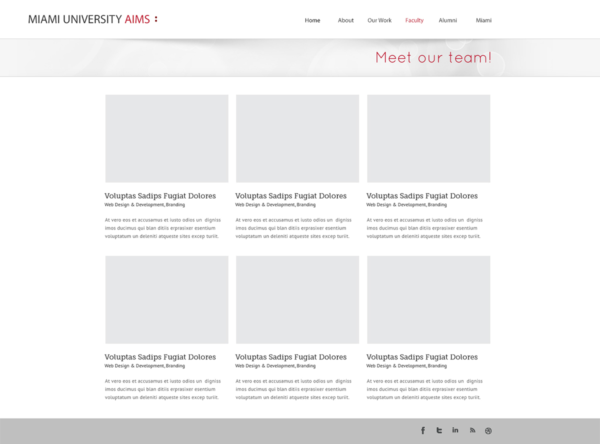 Webdesign Miami University