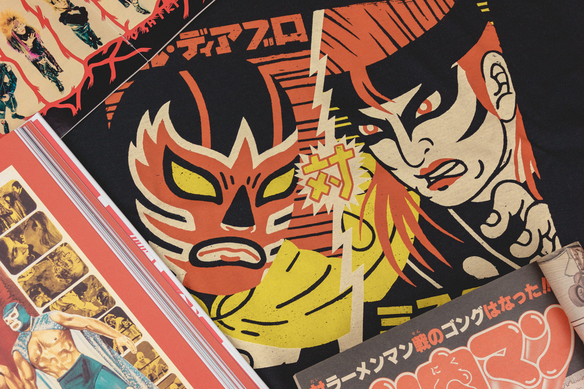 t-shirt pin stickers bookmark comic manga screentone halftone Posca japan