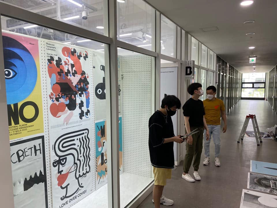 Corea del Sud design Exhibition  Francesco Mazzenga graphic design  Poster Art Biennale South Korea