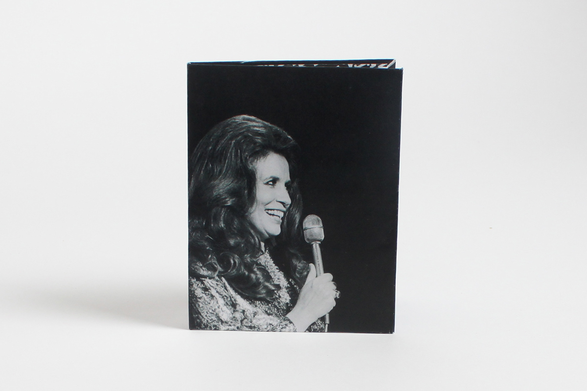 jackson Tennessee johnny cash June Carter Cash black and white signs letters Rockabilly accordion book book Bookbinding Lyrics