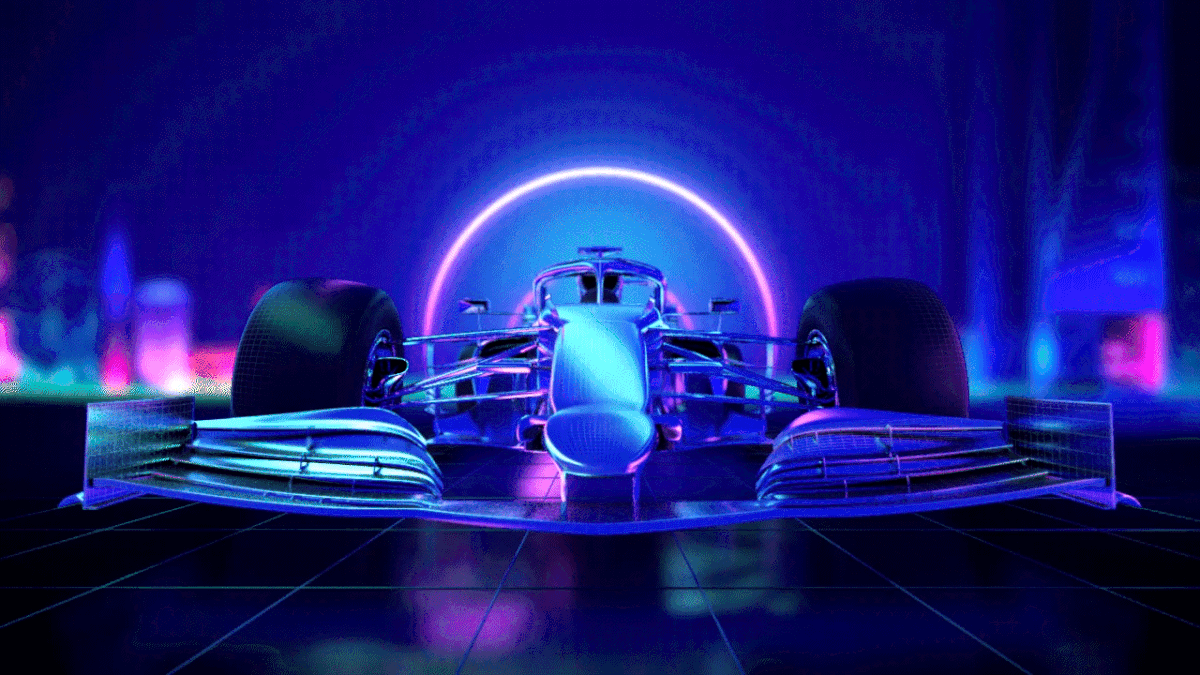 Formula 1 Racing Motorsport Creative Campaign creative idea neon lights FUTURISM car f1