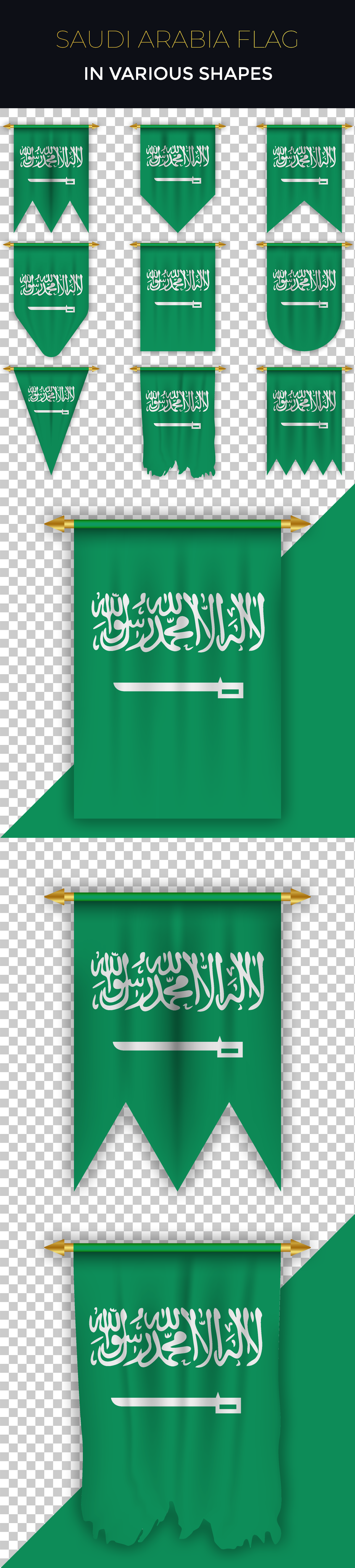 Saudi Arabia flag Saudi Arabia Pennant flags Football Pennant