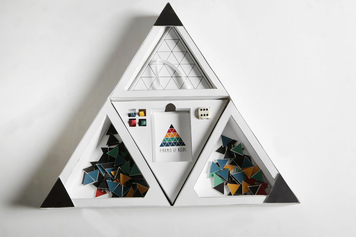 maslow's pyramid  board game
