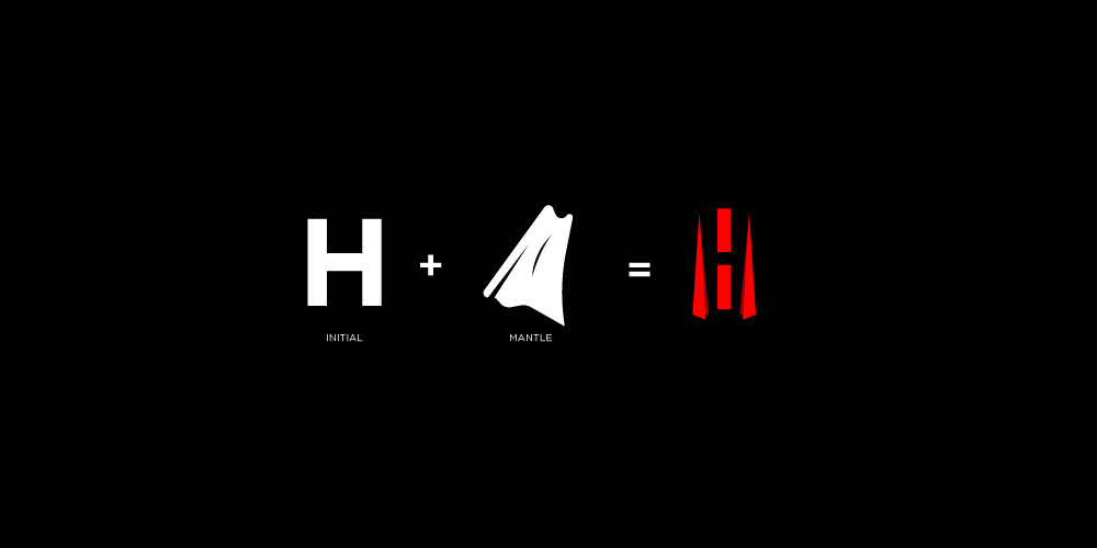 logo branding  brand Illustrator Hero heroes