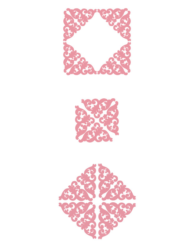 Desiree Tomich Valentine's Day pink hearts Love print pattern vintage