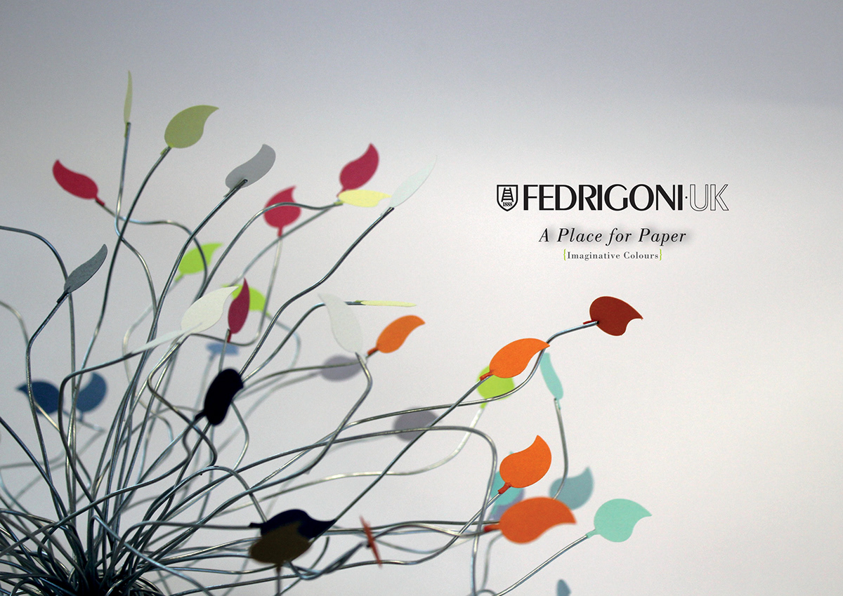 ycn fedrigoni paper graphic leaf Tree  campaign colour imaginative vibrant