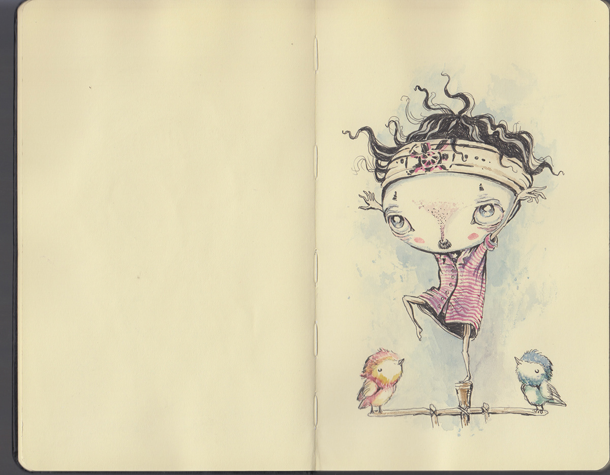 moleskine sketchbook children childhood fantasy studies book imagery