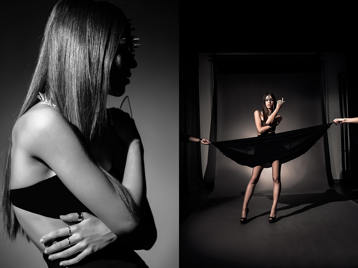 noemi braz black and white fashion photography model editorial