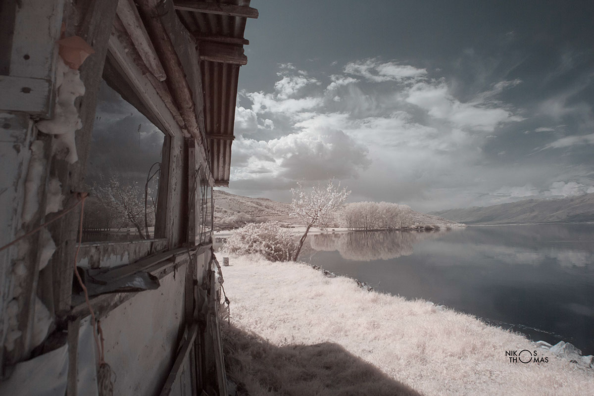 Travel Landscape infrared photography lake