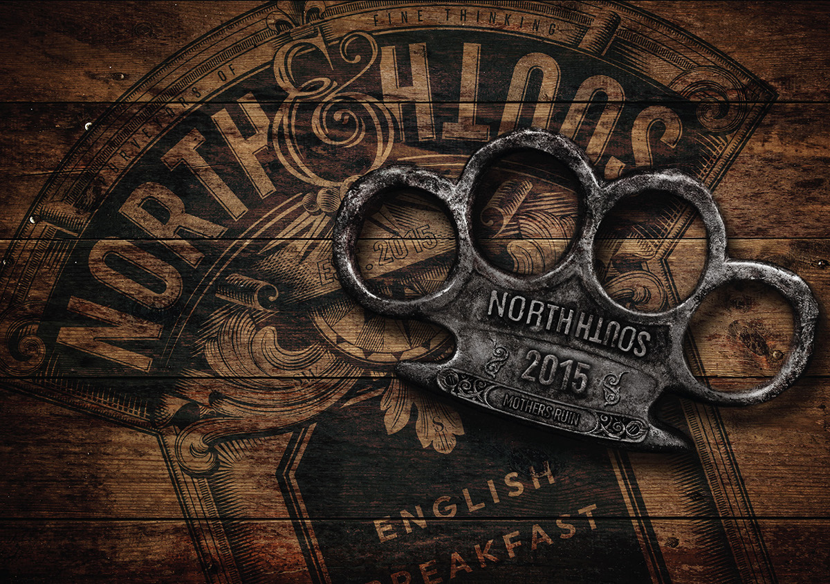 gin bottle english breakfast North&South Label