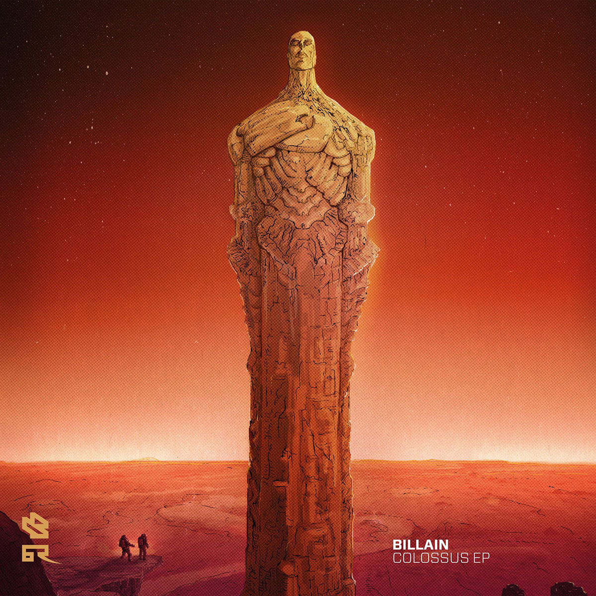 colossus billain Sci Fi ep vinyl Anlien cosmos planet Red Planet