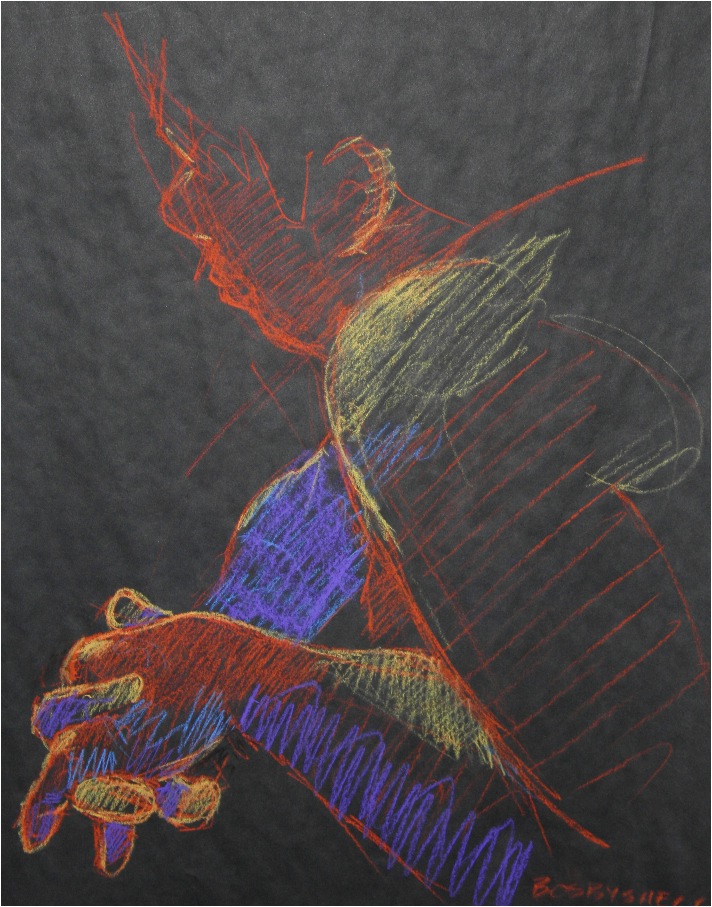 Figure Drawing Demo Figure Drawing figure figurative life drawing Figure Study pastel drawing pastel on black