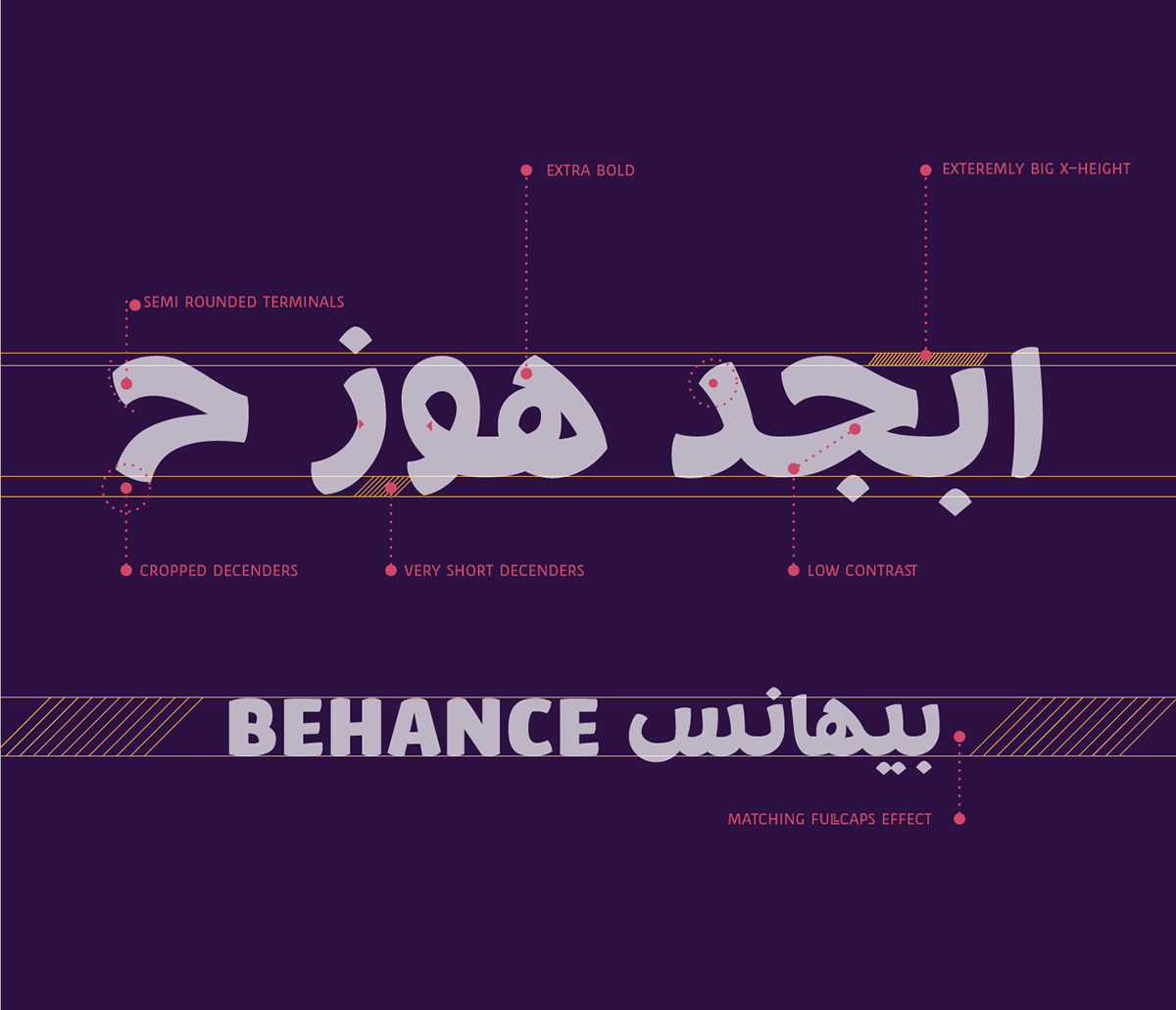 arabic font multilingual modern poster Typeface bold light molsaq fonts