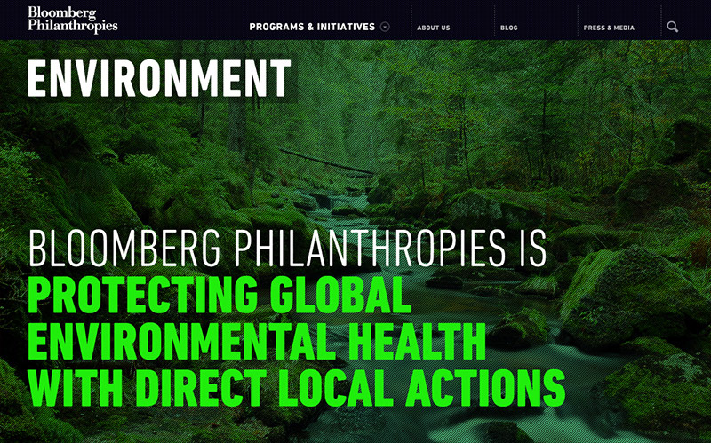 Philanthropy  philanthropic full-bleed background responsive web Responsive non-profit foundation