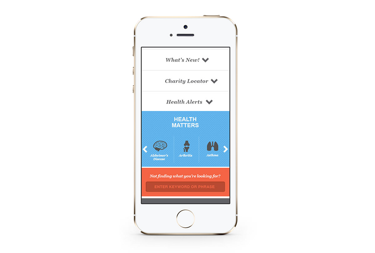 Responsive interactive design Website redesign