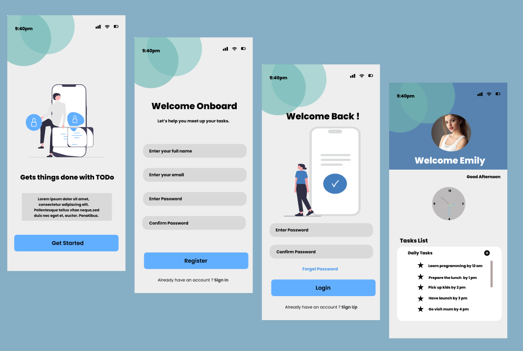 Figma UI/UX user interface Mobile app user experience