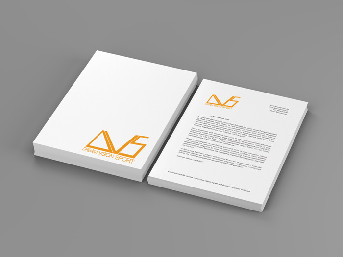 logo design Illustrator branding stationary orange colors card  paper company brand ads new sport factory