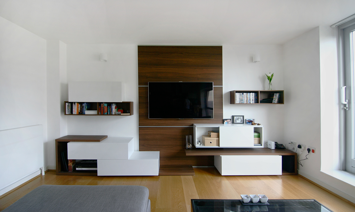 furniture Interior design living room Tv unit bespoke design
